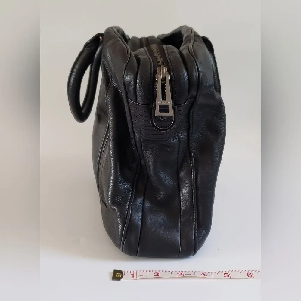 Zadig & Voltaire Lucien Noir Leather Bag